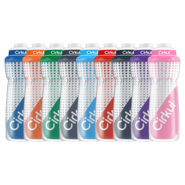 32oz. Insulated Squeeze Plastic Bottle & Sport Lid