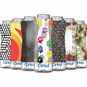Custom 42oz. Plastic Bottle & Comfort Grip Lid