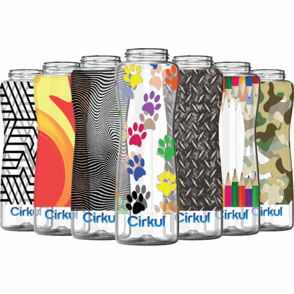 Custom 42oz. Plastic Bottle & Comfort Grip Lid
