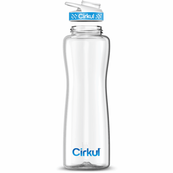 42oz. Plastic Bottle & Comfort Grip Lid - Image 2
