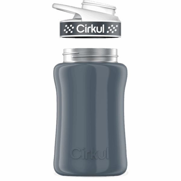 Add-on: 12oz. Stainless Steel Bottle & Comfort Grip Lid - Image 3