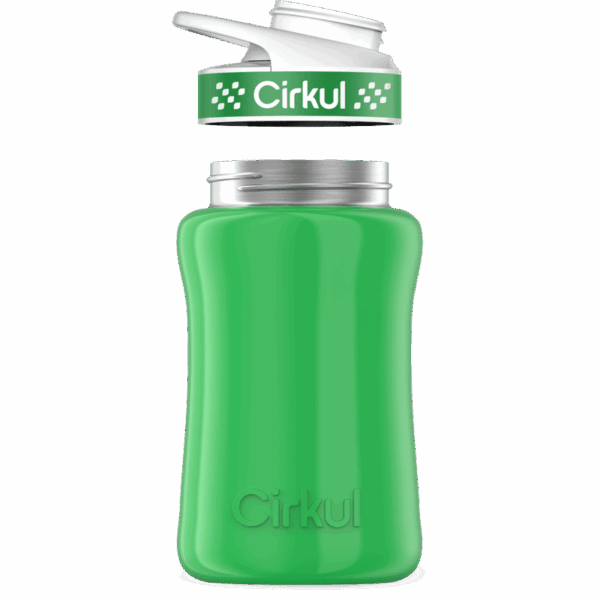 Add-on: 12oz. Stainless Steel Bottle & Comfort Grip Lid - Image 4