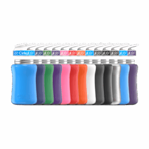 12oz. Stainless Steel Bottle & Comfort Grip Lid