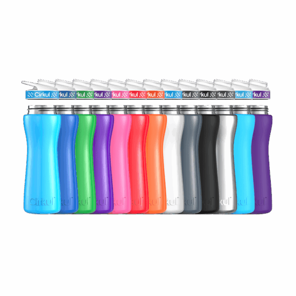 22oz. Stainless Steel Bottle & Comfort Grip Lid