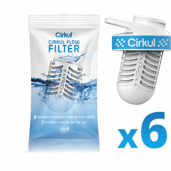 Cirkul Flow Filter (6-Pack) & New Comfort Grip Lid
