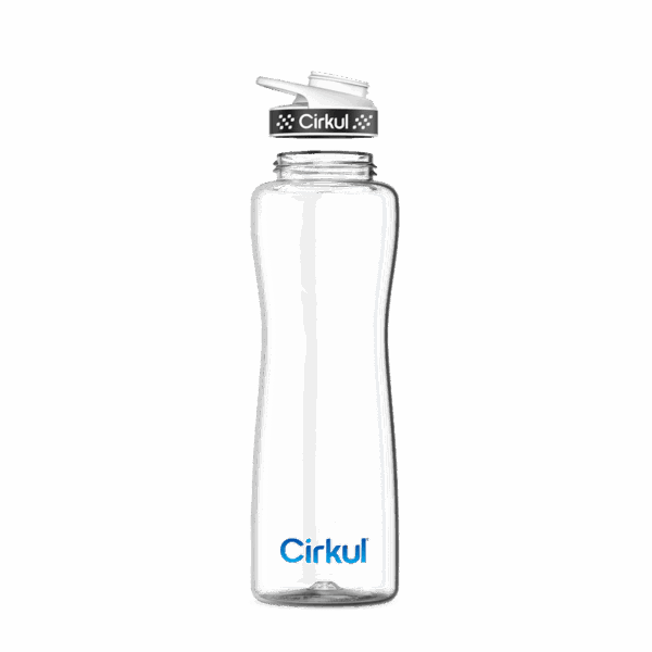 42oz. Plastic Bottle & Comfort Grip Lid - Image 2