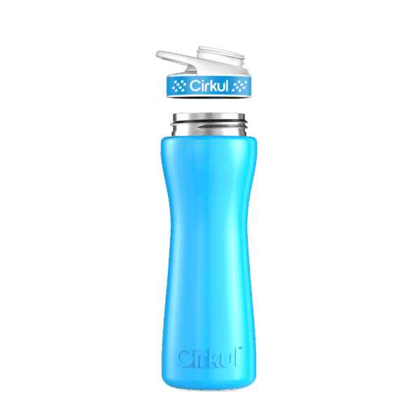 22oz. Stainless Steel Bottle & Comfort Grip Lid - Image 2