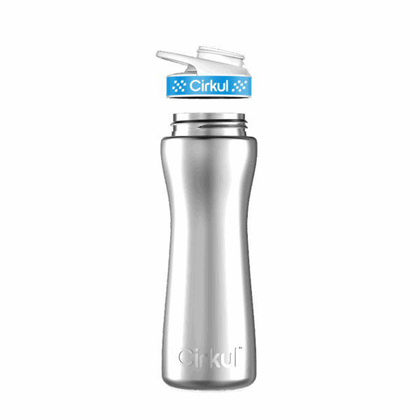 22oz. Stainless Steel Bottle & Comfort Grip Lid - Image 10