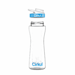 22oz. Plastic Bottle with Blue Comfort Grip Lid