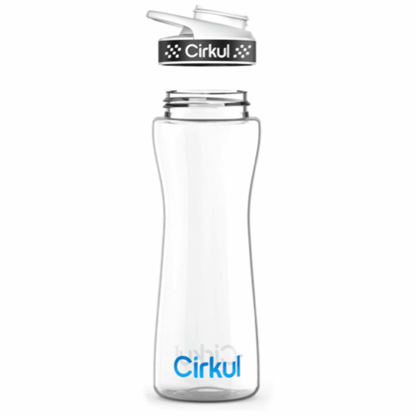 22oz. Plastic Bottle & Comfort Grip Lid - Image 2