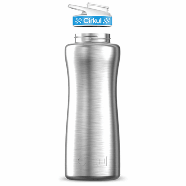 32oz. Stainless Steel Bottle & Comfort Grip Lid - Image 5