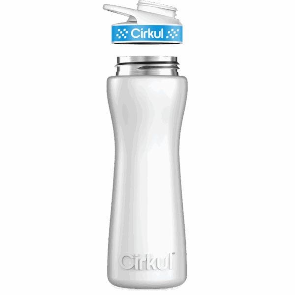 22oz. White Stainless Steel Bottle Starter Kit - Image 5