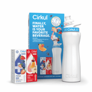 CX: 22oz. White Stainless Steel Bottle Starter Kit (2C)