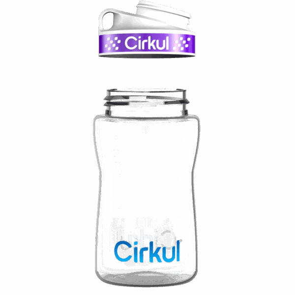 Custom 12oz. Plastic Bottle & Comfort Grip Lid - Image 10