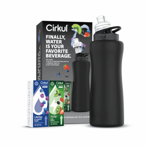 32oz. Matte Black Stainless Steel Bottle Starter Kit - Image 4