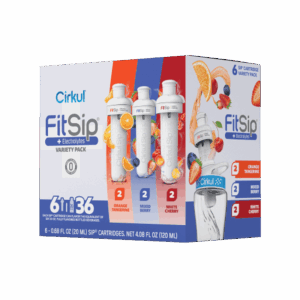 Base: FitSip Flavor Cartridge Variety Pack. 6-Pack