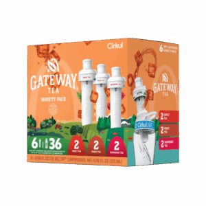 Base: Gateway Tea Flavor Cartridge Variety Pack. 6-Pack