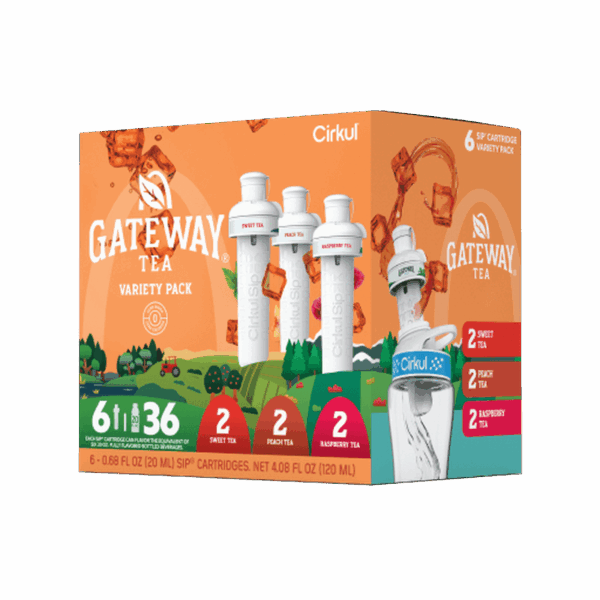 CX: Gateway Tea Flavor Cartridge Variety Pack. 6-Pack