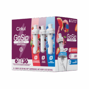 Base: GoSip Flavor Cartridge Variety Pack. 6-Pack