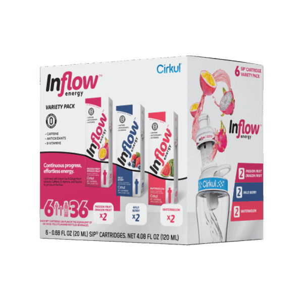 Base: Inflow Energy Flavor Cartridge Variety Pack. 6-Pack