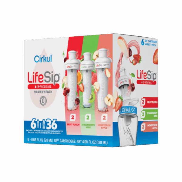 Base: LifeSip Flavor Cartridge Variety Pack. 6-Pack