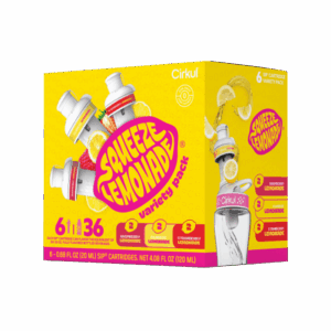 Base: Squeeze Lemonade Flavor Cartridge Variety Pack. 6-Pack
