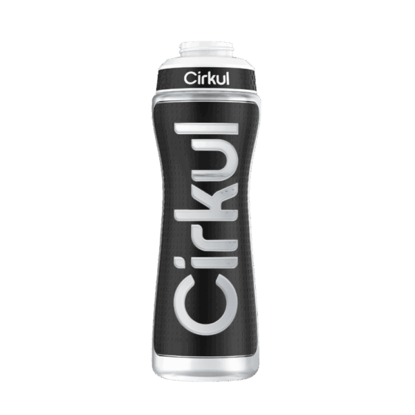 Limited Edition: 22oz. Black Grip Squeeze Plastic Bottle with Sport Lid