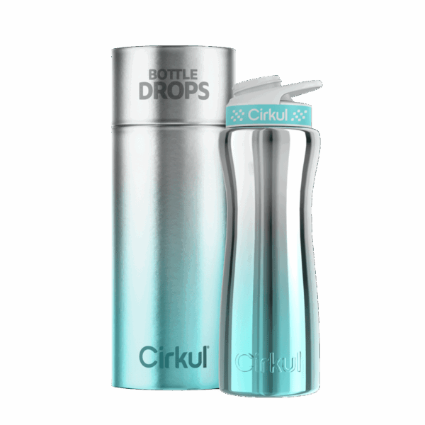 CX: Limited Edition: 22oz. Cyan DuoChrome Stainless Steel Bottle & Lid