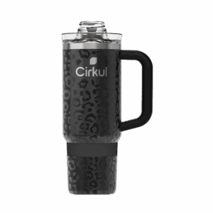 Limited Edition: 30oz. Black Leopard Travel StrawSip™ Tumbler