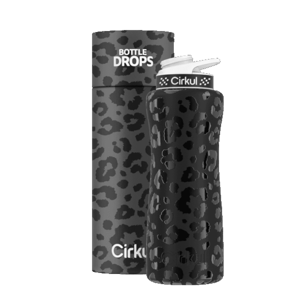 CX: Limited Edition: Black Leopard 32oz. Stainless Steel Bottle & Lid