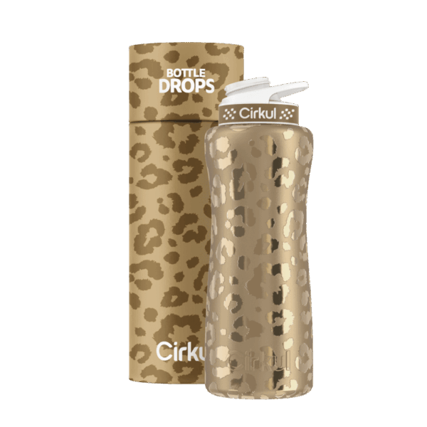 CX: Limited Edition: Gold Leopard 32oz. Stainless Steel Bottle & Lid