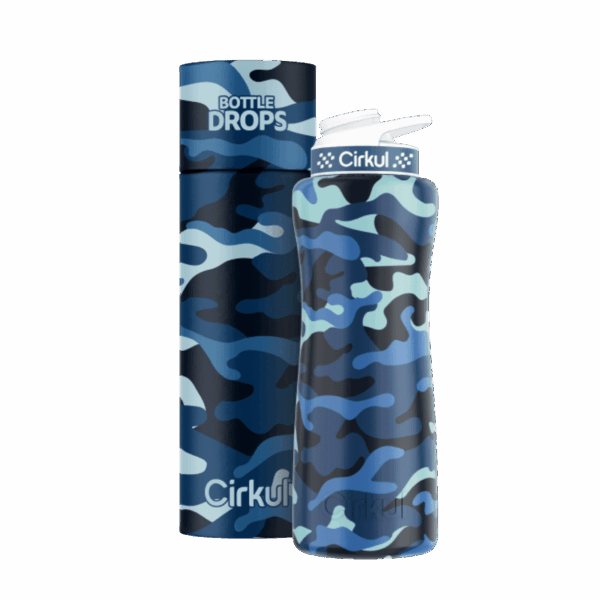 CX: Limited Edition: Ocean Camo 32oz. Stainless Steel Bottle & Lid