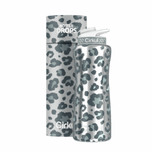 CX: Limited Edition: Silver Leopard 32oz. Stainless Steel Bottle & Lid
