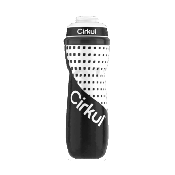 Limited Edition: 22oz. Black Insulated Squeeze Plastic Bottle & Sport Lid