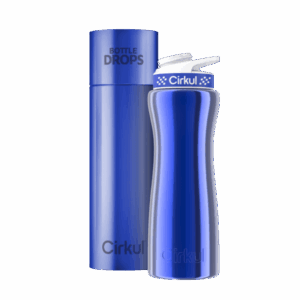 Limited Edition: 22oz. Blue Chrome Stainless Steel Bottle & Lid