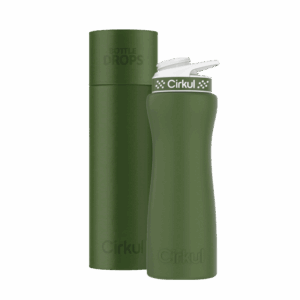 Limited Edition: 22oz. Matte Dark Green Stainless Steel Bottle & Lid