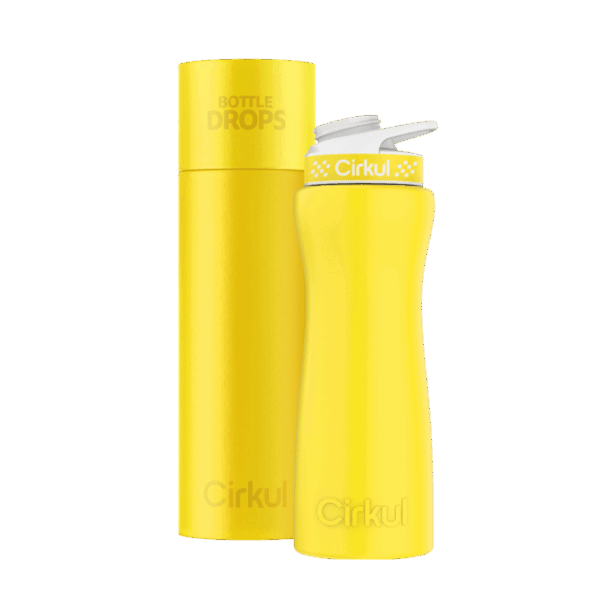 Limited Edition: 22oz. Matte Yellow Stainless Steel Bottle & Lid
