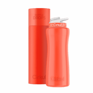 Limited Edition: 32oz. Neon Orange-Red Stainless Steel Bottle & Lid