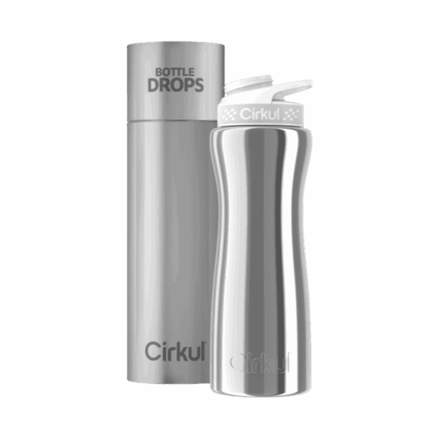 CX: Limited Edition: Silver Chrome 22oz. Stainless Steel Bottle & Lid