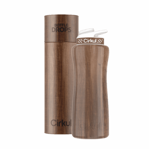 Limited Edition: 32oz. Woodgrain Stainless Steel Bottle & Lid