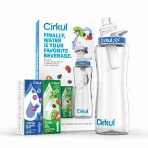 Starter Kit: 32oz. Plastic Bottle. Lid. & Cartridges
